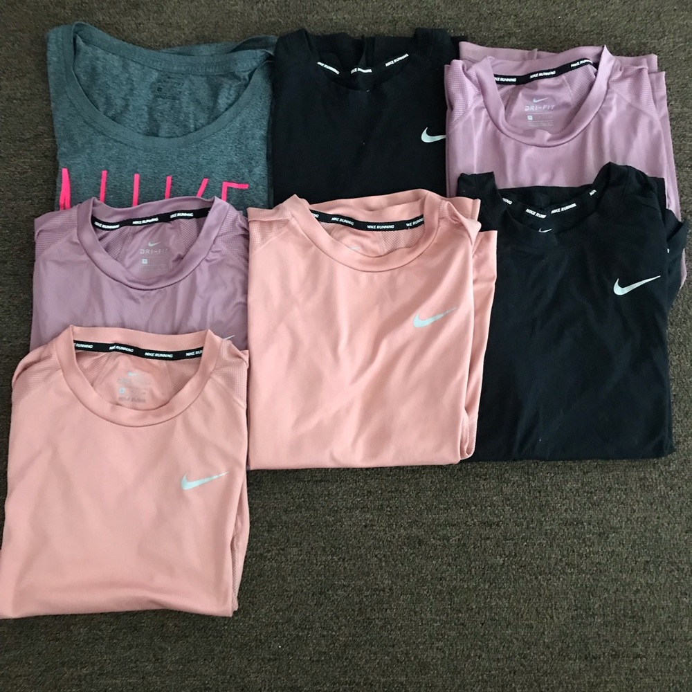 Nike running shirts